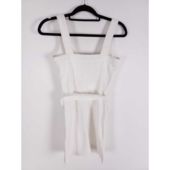 L'Academie Charmine Twill Front Zip Belted Dress - Picture 7 of 8